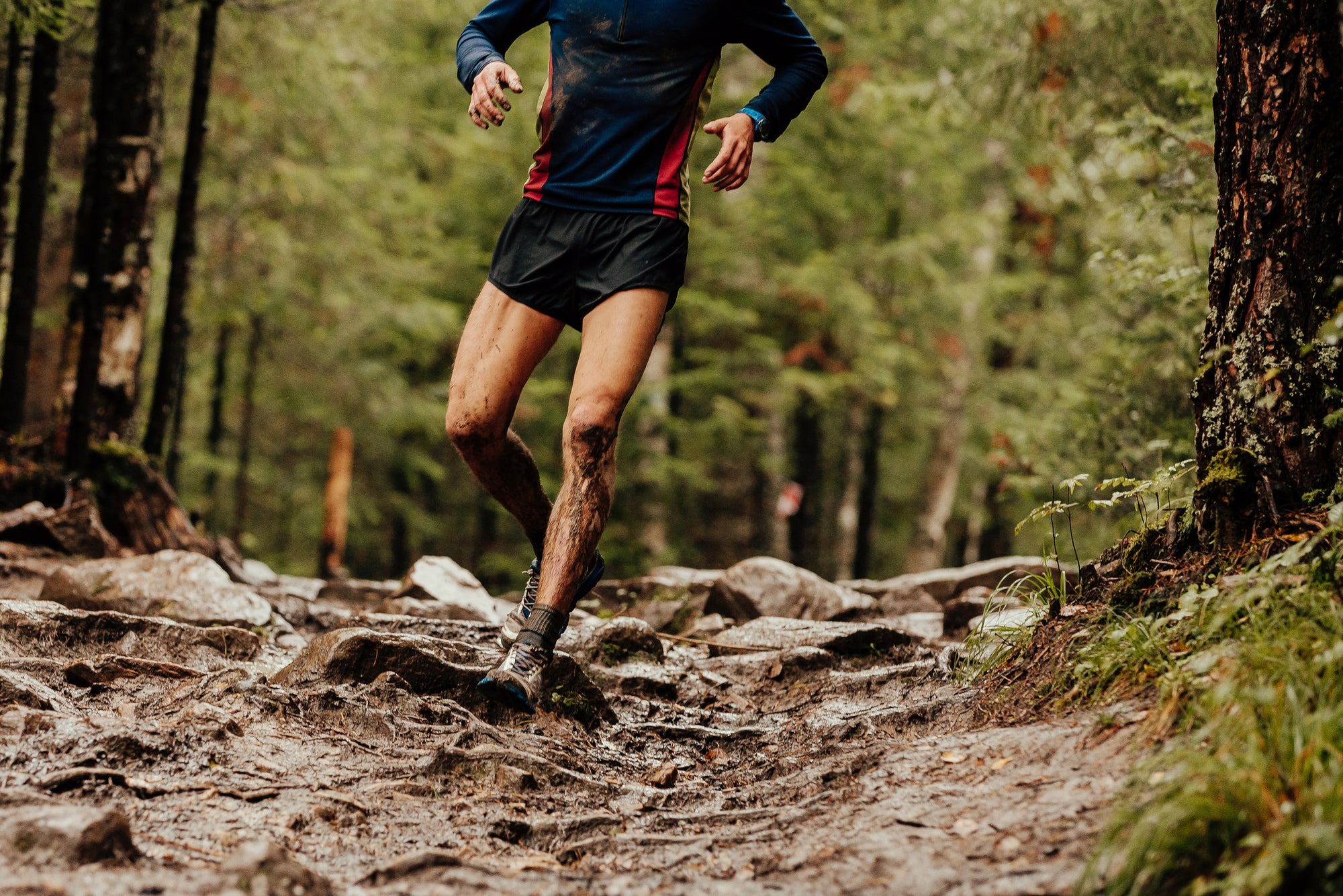 Choose the right running shoes for wet, muddy conditions
